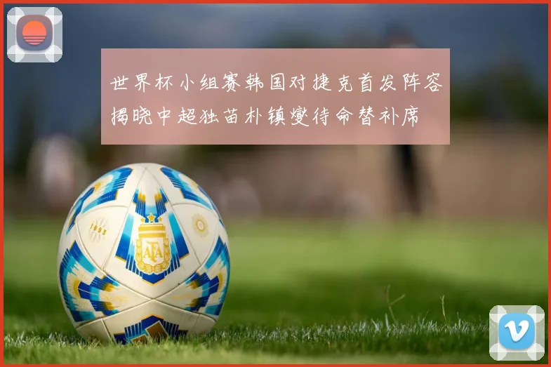 世界杯小组赛韩国对捷克首发阵容揭晓中超独苗朴镇燮待命替补席